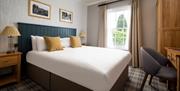 Double bedroom at The Angel Inn in Bowness-on-Windermere, Lake District
