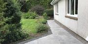 Garden pathways at Cottesloe in Greystoke Gill, Cumbria