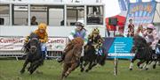 Young jockeys compete at Country Fest in Crooklands, Cumbria