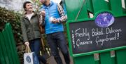 Visitors to the Shop at Grasmere Gingerbread in Grasmere, Lake District