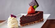 Desserts at The Restaurant at Crooklands Hotel in Milnthorpe, Cumbria