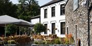Outdoor Seating at The Crown Inn in Coniston, Lake District