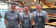 Staff at Café Oswalds at Cranstons Cumbrian Food Hall in Penrith, Cumbria