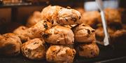 Scones at Cranstons Cumbrian Food Hall in Penrith, Cumbria