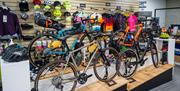 Gear and Equipment at Cyclewise in Cockermouth, Cumbria
