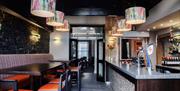 Terrace Bistro & Bar Seating at Trout Hotel in Cockermouth, Cumbria
