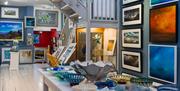Exhibition Space at Northern Lights Gallery in Keswick, Lake District