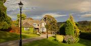 Exterior and grounds at Oaks Restaurant, Broadoaks Country House in Troutbeck, Lake District