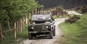 Land Rovers Driving Off-Road with Kankku in the Lake District, Cumbria