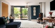 Living area in Dandelion Cottage at Dandelion & Hoglet Cottages, near Dalston, Cumbria