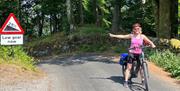 Rider Enjoying E-Bike Hire and Delivery from E-Bike Safaris Ltd in the Lake District, Cumbria