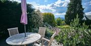 Outdoor Seating and Views from Roman How near Windermere, Lake District