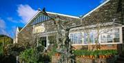 Exterior and Peter Rabbit Garden at The World of Beatrix Potter in Bowness-on-Windermere, Lake District