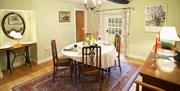 Dining Room at Stag Cottage in Melmerby, Cumbria
