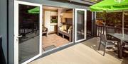 Porch and Dors at Glamping Pods at Coniston Park Coppice in Coniston, Lake District