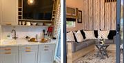 Interior at Glamping Cabins at Troutbeck Head in Troutbeck, Lake District