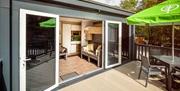Porch at Glamping Pods at Troutbeck Head in Troutbeck, Lake District