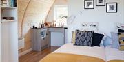 Interior of Universally Accessible Glamping Pods at Troutbeck Head in Troutbeck, Lake District