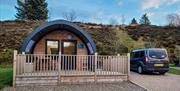 Exterior and Ramp of Universally Accessible Glamping Pods at Troutbeck Head in Troutbeck, Lake District