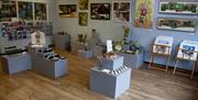 Gallery Space at EVAN Gallery and Studios in Penrith, Cumbria