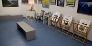 Gallery Space at EVAN Gallery and Studios in Penrith, Cumbria