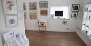 Gallery Space at EVAN Gallery and Studios in Penrith, Cumbria