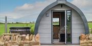 Exterior of a Pod at Eden Heights Glamping in Appleby-in-Westmorland, Cumbria
