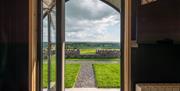 View from the Front Door of a Pod at Eden Heights Glamping in Appleby-in-Westmorland, Cumbria