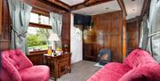 Elmira lounge at Ravenglass & Eskdale Railway, Lake District