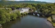 View of River Leven at The Swan Hotel & Spa in Newby Bridge, Lake District