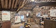 Interior exhibitions at Eskdale Mill in Boot, Lake District