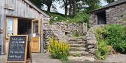 Exterior and Signage at Eskdale Mill in Boot, Lake District