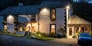 Nighttime Exterior at The Cottage in the Wood near Braithwaite, Lake District