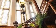 Stairwell at Fallbarrow Hall in Fallbarrow Hall in Bowness-on-Windermere, Lake District