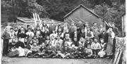 Workers in 1911 at Farfield Mill in Sedbergh, Cumbria