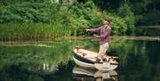 Fishing at Linthwaite House in Bowness-on-Windermere, Lake District