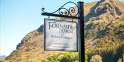 Signage at Fornside Farm Cottages in St Johns-in-the-Vale, Lake District