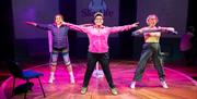 Actors performing on stage at The Victoria Wood Theatre in Bowness-on-Windermere, Lake District © Pamela Raith