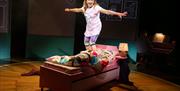 Actors performing on stage at The Victoria Wood Theatre in Bowness-on-Windermere, Lake District © Pamela Raith