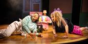 Actors performing on stage at The Victoria Wood Theatre in Bowness-on-Windermere, Lake District © Pamela Raith