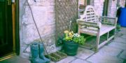 Entrance and Outdoor Decor at High Greenside Bed and Breakfast in Ravenstonedale, Cumbria