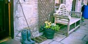Entrance and Outdoor Decor at High Greenside Bed and Breakfast in Ravenstonedale, Cumbria