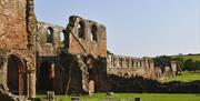 Exterior and Grounds of Furness Abbey in Barrow-in-Furness, Cumbria