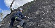 Visitors Rock Climbing with Genuine Adventures in the Lake District, Cumbria