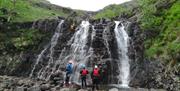 Visitors Ghyll Scrambling with Genuine Adventures in the Lake District, Cumbria