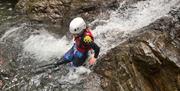 Visitors Ghyll Scrambling with Genuine Adventures in the Lake District, Cumbria