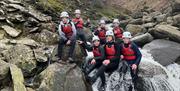 Visitors Ghyll Scrambling with Genuine Adventures in the Lake District, Cumbria