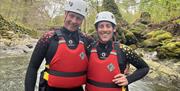 Visitors Ghyll Scrambling with Genuine Adventures in the Lake District, Cumbria