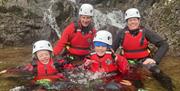 Visitors Ghyll Scrambling with Genuine Adventures in the Lake District, Cumbria