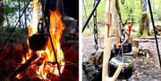 Tools for Bushcraft Brunch with Green Man Survival in the Lake District, Cumbria